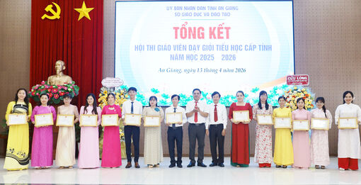 621 giáo viên đạt danh hiệu Giáo viên dạy giỏi tiểu học cấp tỉnh