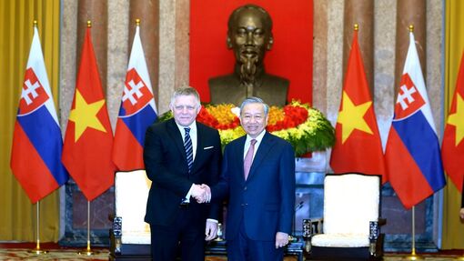 Tổng Bí thư, Chủ tịch nước Tô Lâm tiếp Thủ tướng Slovakia Robert Fico