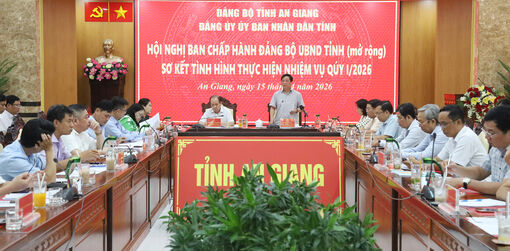 Đảng bộ UBND tỉnh An Giang: Khẳng định vai trò lãnh đạo, đưa kinh tế quý I dẫn đầu vùng đồng bằng sông Cửu Long
