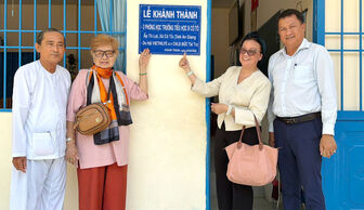 Hội Từ thiện Viethilfe tổ chức khánh thành 2 phòng học tại xã Cô Tô