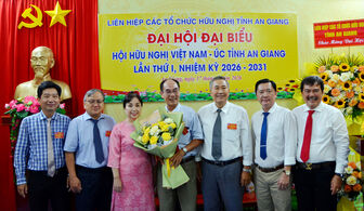 Ông Đào Thanh Hóa được bầu giữ chức Chủ tịch Hội Hữu nghị Việt Nam - Úc tỉnh An Giang