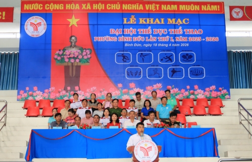 Khai mạc Đại hội Thể dục, thể thao phường Bình Đức