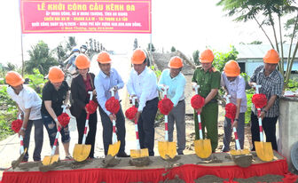 Xã U Minh Thượng khởi công xây dựng cầu Kênh 8A