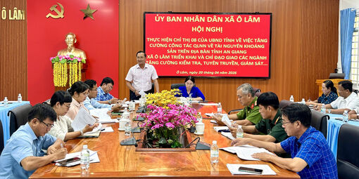 Xã Ô Lâm tăng cường quản lý tài nguyên khoáng sản