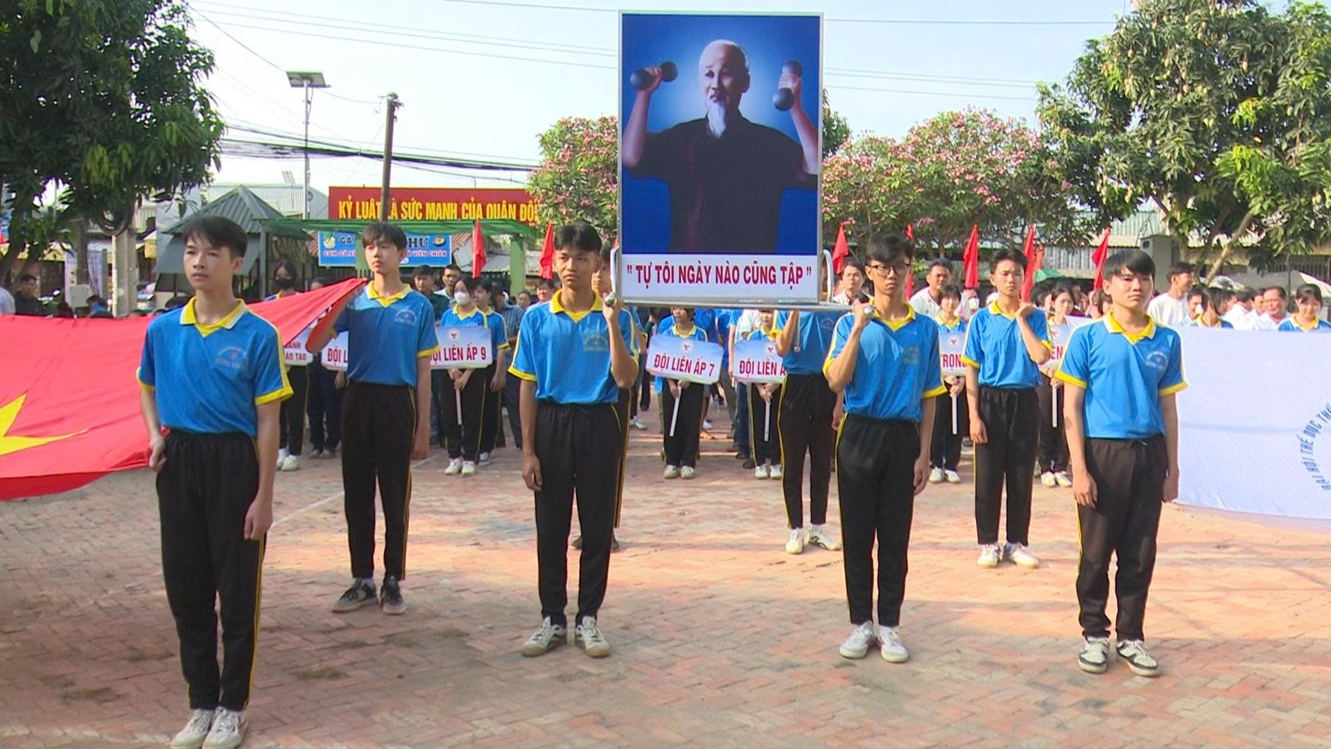 Khai mạc Đại hội Thể dục Thể thao xã Nhơn Mỹ lần thứ I