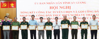 An Giang tổng kết công tác tuyển quân, giáo dục quốc phòng và an ninh