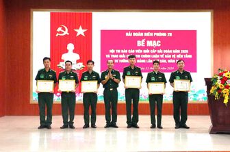 Hải đoàn Biên phòng 28 tổ chức thành công Hội thi báo cáo viên giỏi