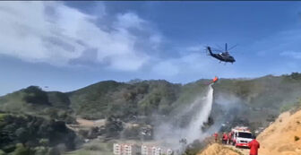 Cháy rừng lại bùng phát ở thành phố Daegu