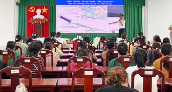 Gần 100 hội viên phụ nữ Hà Tiên được tuyên truyền về biển, đảo