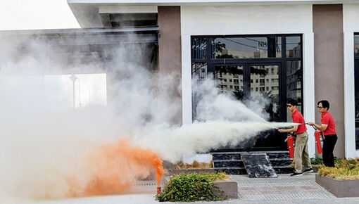 Thực tập phương án chữa cháy và cứu nạn, cứu hộ tại nhà ở xã hội, chung cư cao tầng