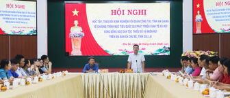 An Giang trao đổi kinh nghiệm xây dựng mô hình du lịch cộng đồng vùng dân tộc thiểu số tại xã Chư Sê