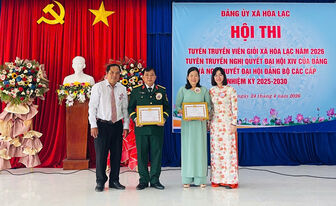 Đảng ủy xã Hòa Lạc tổ chức Hội thi Tuyên truyền viên giỏi năm 2026