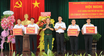 Lữ đoàn 962 và Lữ đoàn 127 ký kết hoạt động kết nghĩa