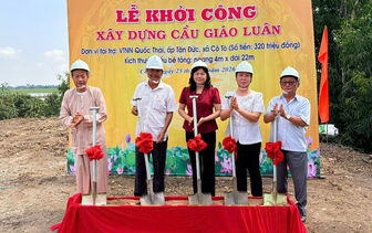 UBND xã Cô Tô khởi công xây cầu Giáo Luân