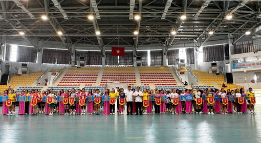 Khai mạc môn bóng chuyền hơi nữ Đại hội Thể dục, thể thao tỉnh An Giang lần thứ I năm 2026