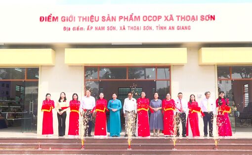 Thoại Sơn khánh thành nhà trưng bày sản phẩm OCOP