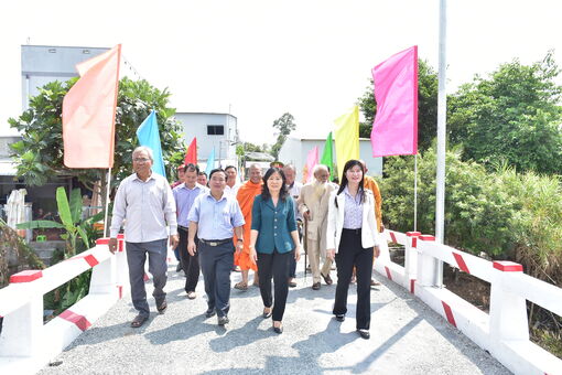 Xã Mỹ Đức khánh thành cầu Ba Ngạn