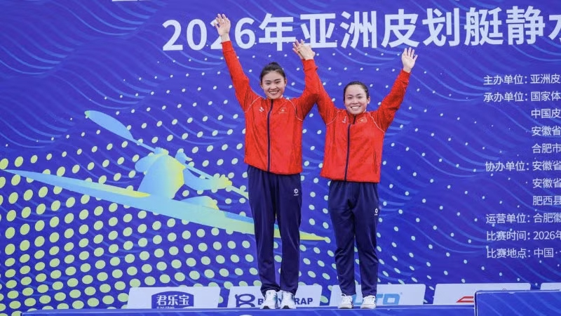 Canoeing Việt Nam giành 2 Huy chương Bạc, 1 Huy chương Đồng tại Giải vô địch châu Á 2026