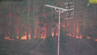 Nhật Bản sơ tán hơn 3.200 người do cháy rừng