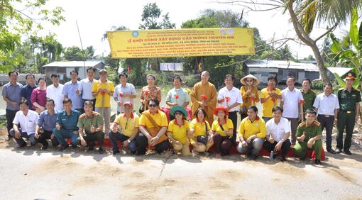 Hòa Hưng khởi công cầu Kênh Xáng Ô Môn hơn 1,8 tỷ đồng