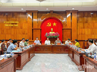 Đồng Tháp: Họp thành viên UBND tỉnh xem xét các nội dung trình HĐND tỉnh