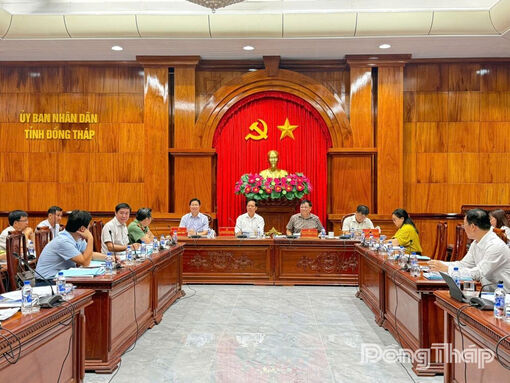 Đồng Tháp: Họp thành viên UBND tỉnh xem xét các nội dung trình HĐND tỉnh