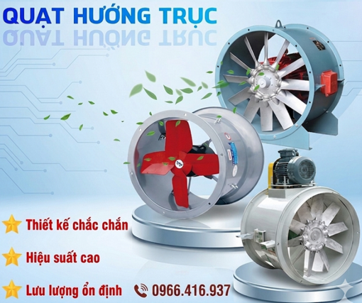 Nên chọn quạt hướng trục loại nào cho nhà xưởng?