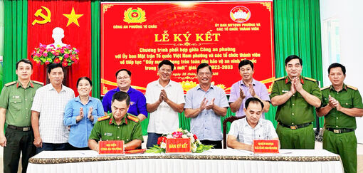 Phường Tô Châu đẩy mạnh thực hiện phong trào toàn dân bảo vệ an ninh Tổ quốc