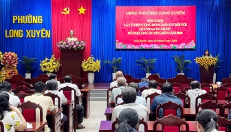 Lấy ý kiến cộng đồng dân cư đối với Quy hoạch chung đô thị Long Xuyên đến năm 2050