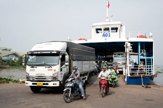 Công ty Cổ phần Phà An Giang bố trí 32 phà phục vụ hành khách dịp lễ 30/4 và 1/5