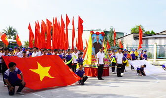 Gần 600 vận động viên tham gia Đại hội Thể dục, thể thao xã Thạnh Hưng lần thứ I