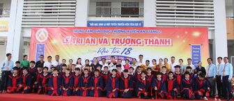 Trung tâm Giáo dục thường xuyên An Giang 2 tổ chức lễ tri ân và trưởng thành, niên khóa 2023-2026