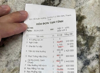 Sự thật đằng sau tờ hóa đơn ăn uống gần 18 triệu đồng tại Sầm Sơn, Thanh Hóa