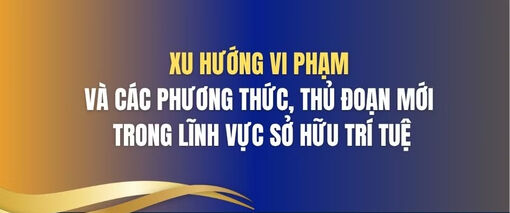 [Infographic] Xu hướng vi phạm và các phương thức, thủ đoạn mới trong lĩnh vực sở hữu trí tuệ