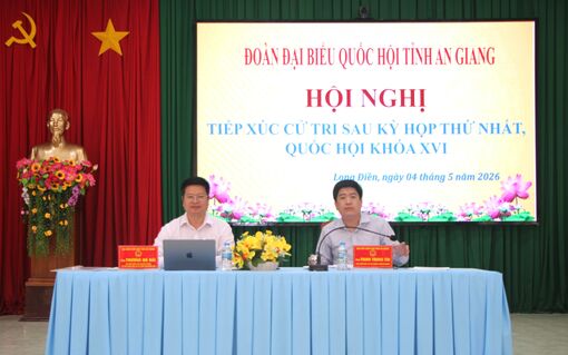 Đại biểu Quốc hội tỉnh An Giang tiếp xúc cử tri xã Long Điền