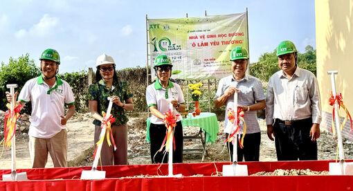 Khởi công dự án nhà vệ sinh học đường “Ô Lâm yêu thương”