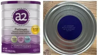 Bộ Y tế yêu cầu rà soát, thu hồi 3 lô sữa a2 Platinum Premium cho trẻ nhỏ