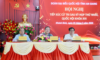 Đoàn Đại biểu Quốc hội tỉnh An Giang tiếp xúc cử tri xã biên giới Khánh Bình