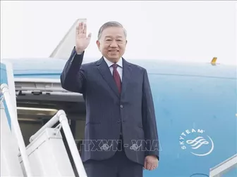 Tổng Bí thư, Chủ tịch nước Tô Lâm bắt đầu thăm cấp Nhà nước Cộng hòa Ấn Độ