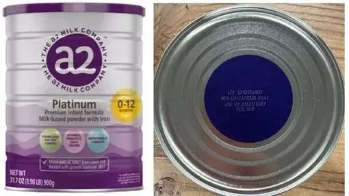 Bộ Y tế yêu cầu rà soát, thu hồi 3 lô sữa a2 Platinum Premium cho trẻ nhỏ
