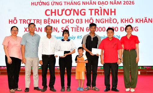 Hỗ trợ 120 triệu đồng sinh kế cho 6 hộ khó khăn