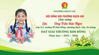 An Giang có 5 cá nhân được vinh danh giải thưởng Cánh én hồng và Kim Đồng