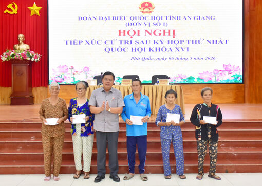 Đoàn Đại biểu Quốc hội tỉnh An Giang tiếp xúc cử tri đặc khu 
Phú Quốc