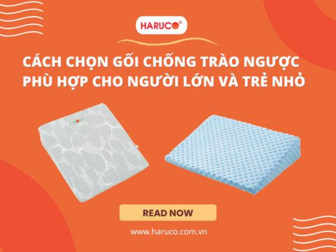 Cách chọn gối chống trào ngược phù hợp cho người lớn và trẻ nhỏ