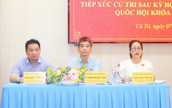 Đại biểu Quốc hội tỉnh An Giang tiếp xúc cử tri xã Cô Tô
