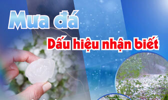 Mưa đá: Dấu hiệu nhận biết