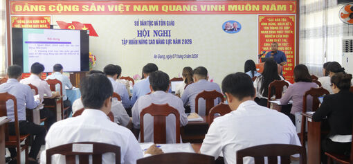 Tập huấn nâng cao năng lực cho cán bộ triển khai Chương trình mục tiêu quốc gia dân tộc thiểu số