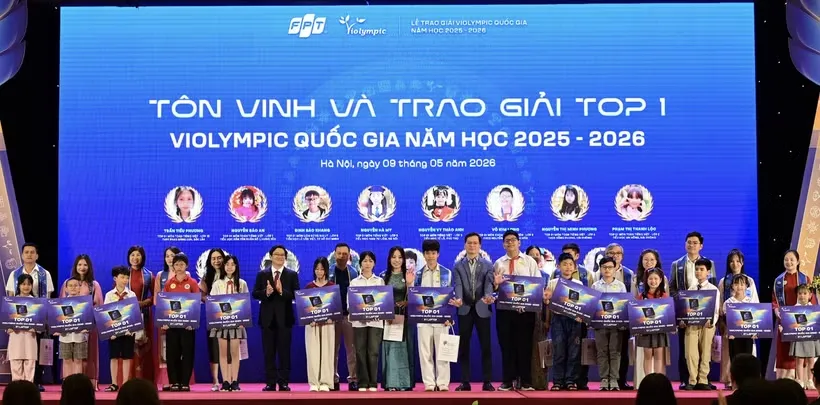 Hơn 32.000 học sinh đoạt giải cấp quốc gia cuộc thi trực tuyến Violympic