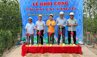 Khởi công xây dựng cầu Hạt Cát Vàng 35