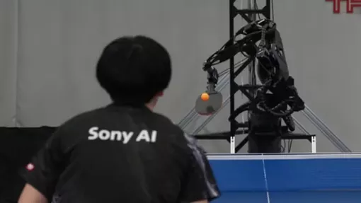 Sony AI ra mắt robot bóng bàn có thể đánh bại cao thủ trình độ cao